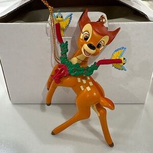 Disney Christmas Magic Bambi Ornament #26231-120‎ Vintage Collectible w Box